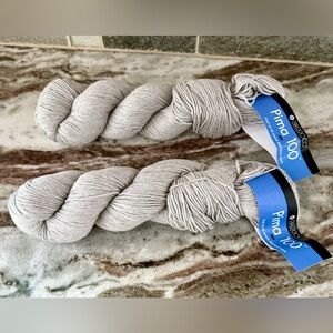 Berroco~PIMA 100 Yarn~#8406~Stone Crop~100%Pima Cotton~219 yds~New~2 Available